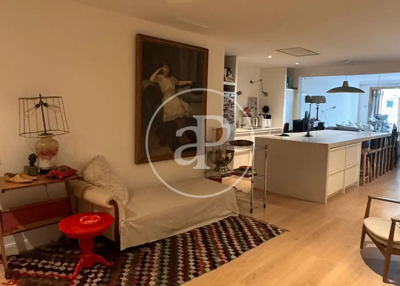 Living room of Flat for sale in Barcelona  with Air Conditioner, Heating and Private garden