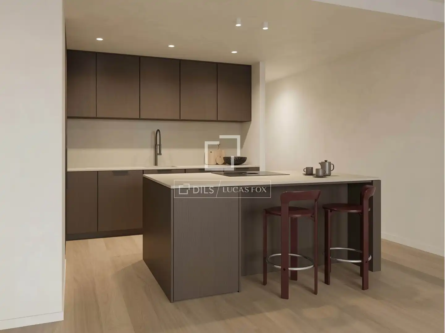 Kitchen of Flat for sale in Madrid  with Air Conditioner, Heating and Storage room