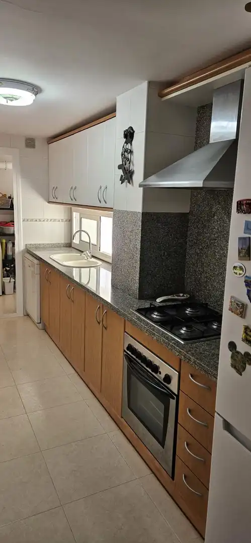 Cocina de Apartamento en venta en Calafell con Calefacción, Jardín privado y Terraza