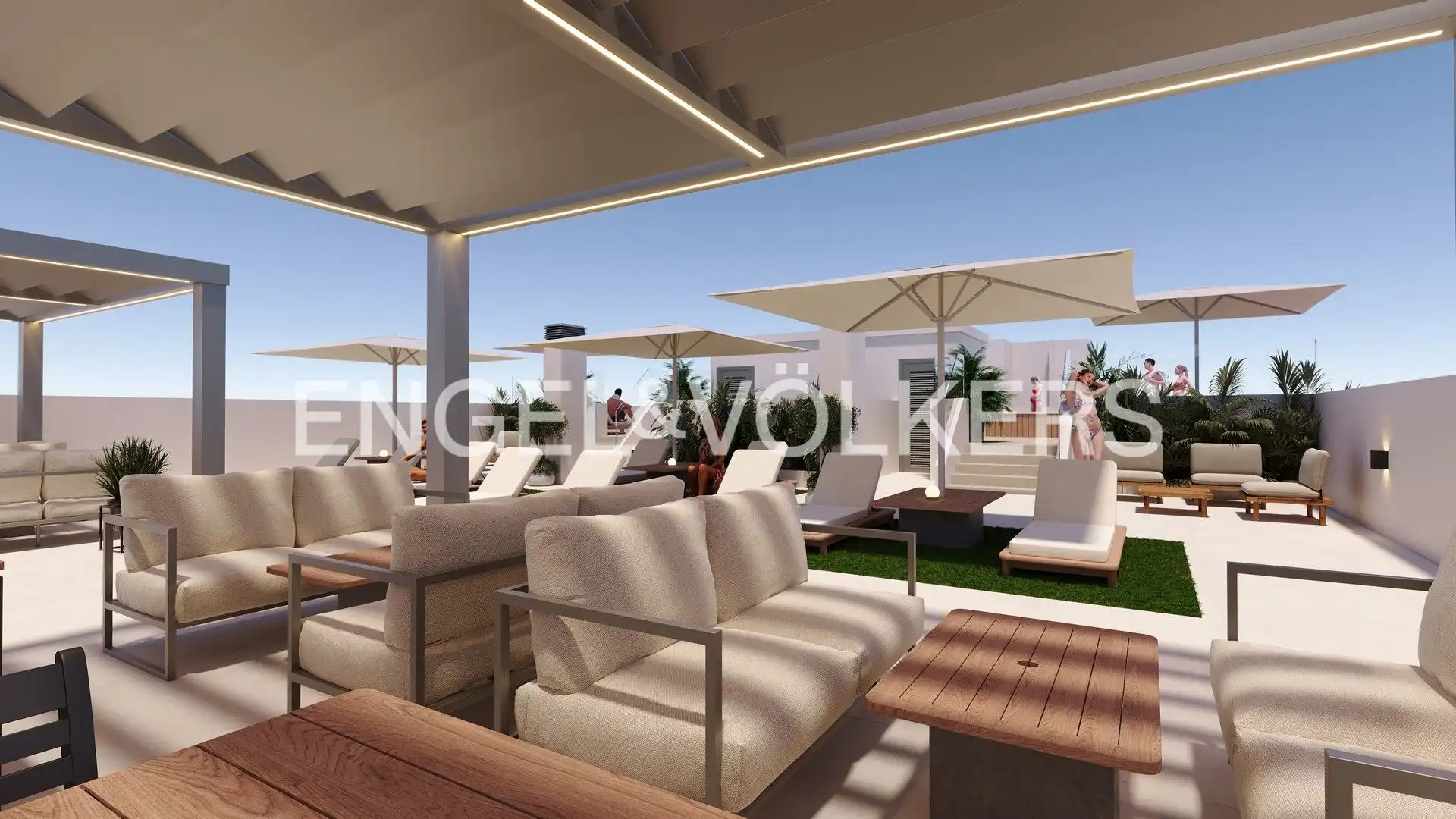 Terrasse von Wohnung zum Verkauf in San Miguel de Salinas mit Heizung, Terrasse und Schwimmbad