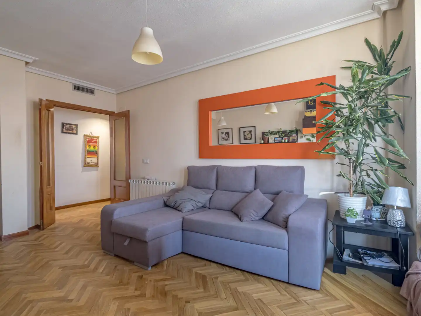 Sala de estar de Piso en venta en Madrid con Aire acondicionado, Calefacción y Amueblado