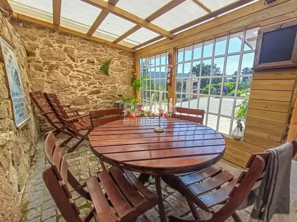 Terrassa de Casa o xalet en venda en O Rosal   amb Calefacció, Jardí privat i Terrassa