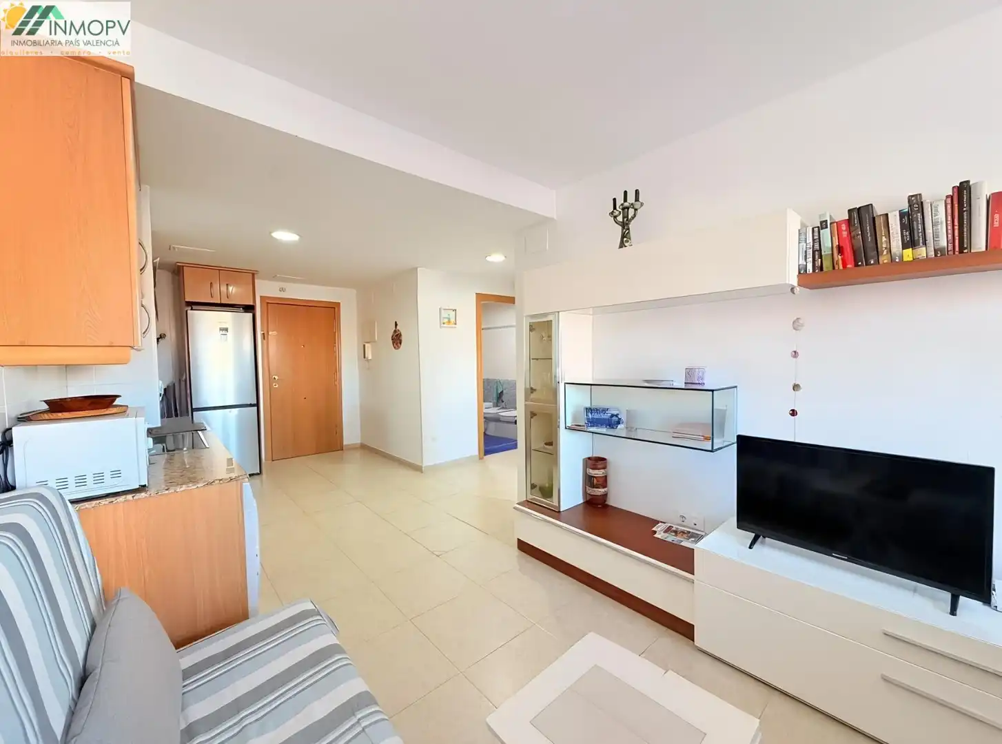 Sala de estar de Apartamento en venta en Vinaròs con Aire acondicionado, Calefacción y Amueblado