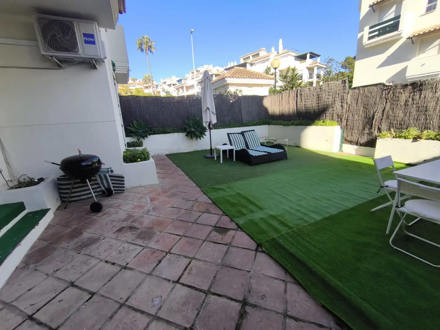 Jardí de Apartament de lloguer en Marbella amb Aire condicionat, Calefacció i Terrassa