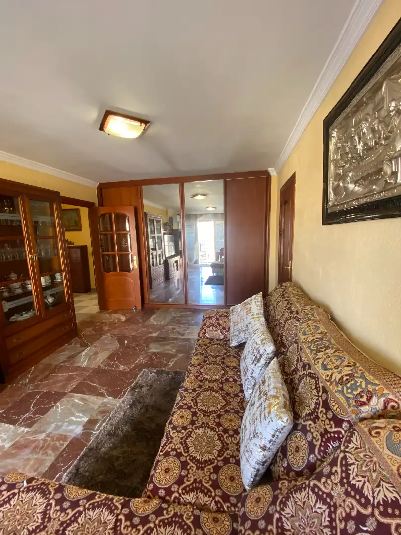 Wohnzimmer von Wohnung zur Miete in Málaga mit Klimaanlage, Terrasse und Möbliert