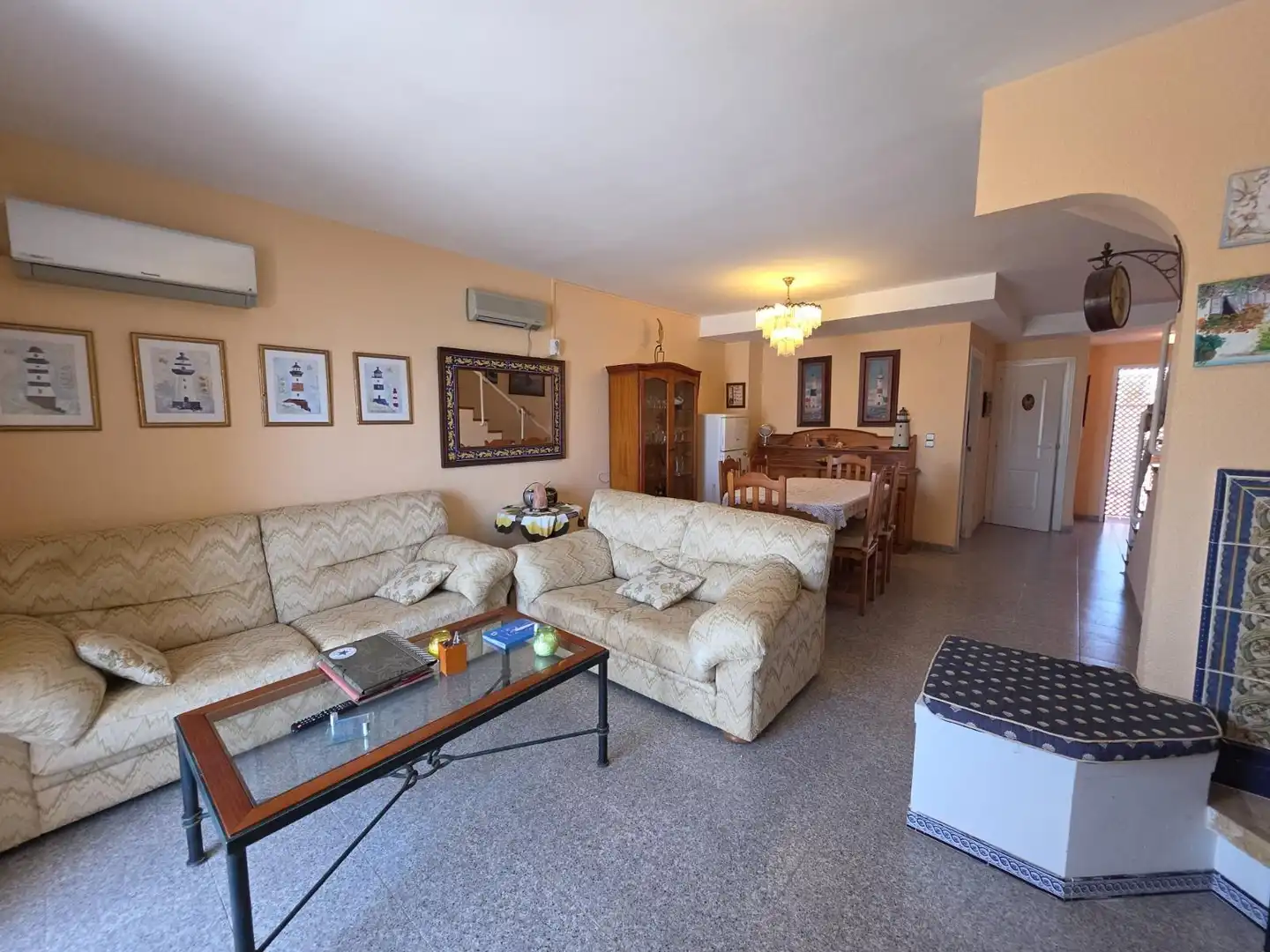 Living room of Detached homes for sale in Cullera  with Air Conditioner, Heating and Terrace