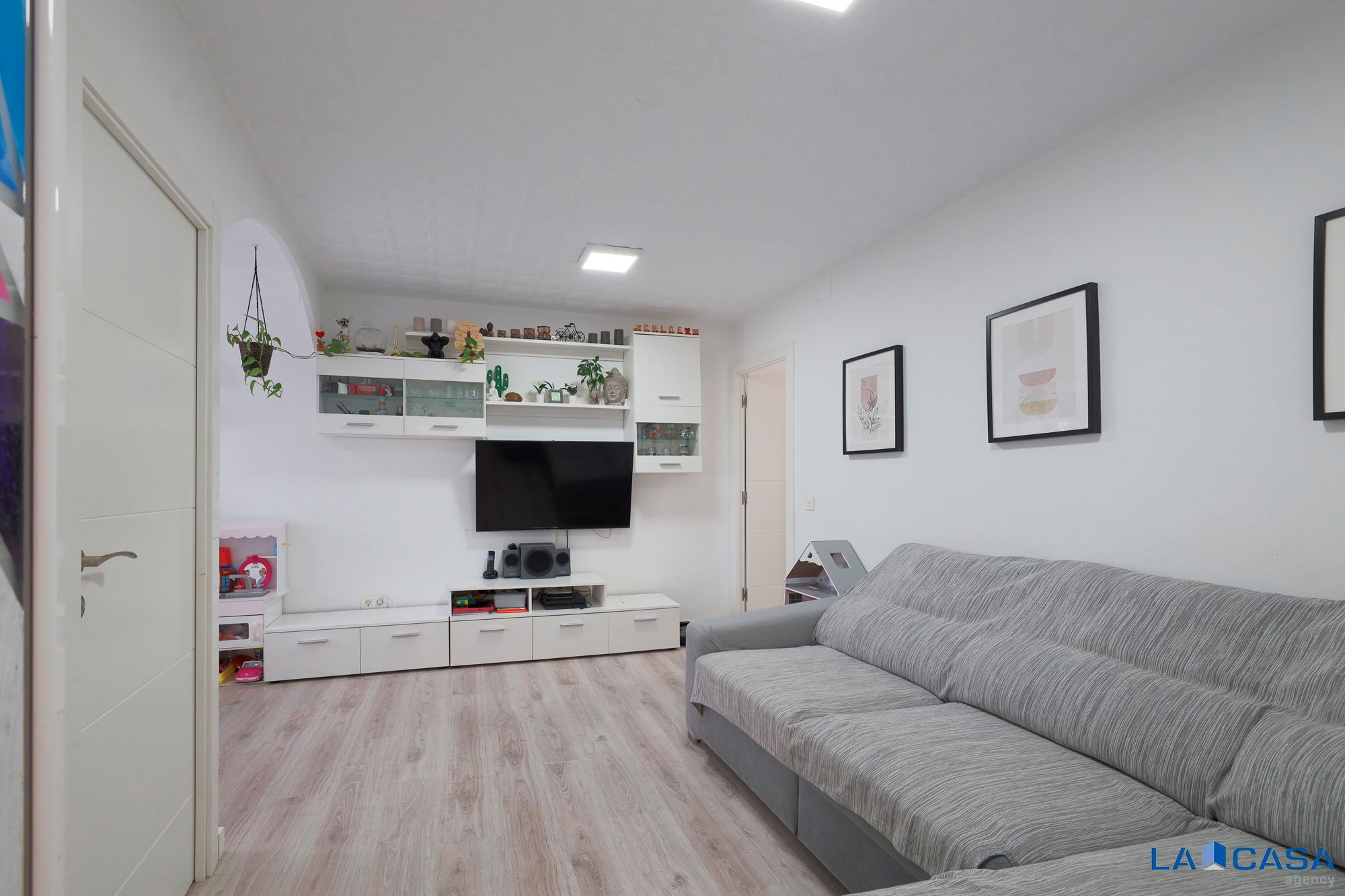 Sala d'estar de Pis en venda en  Barcelona Capital amb Calefacció, Terrassa i Traster