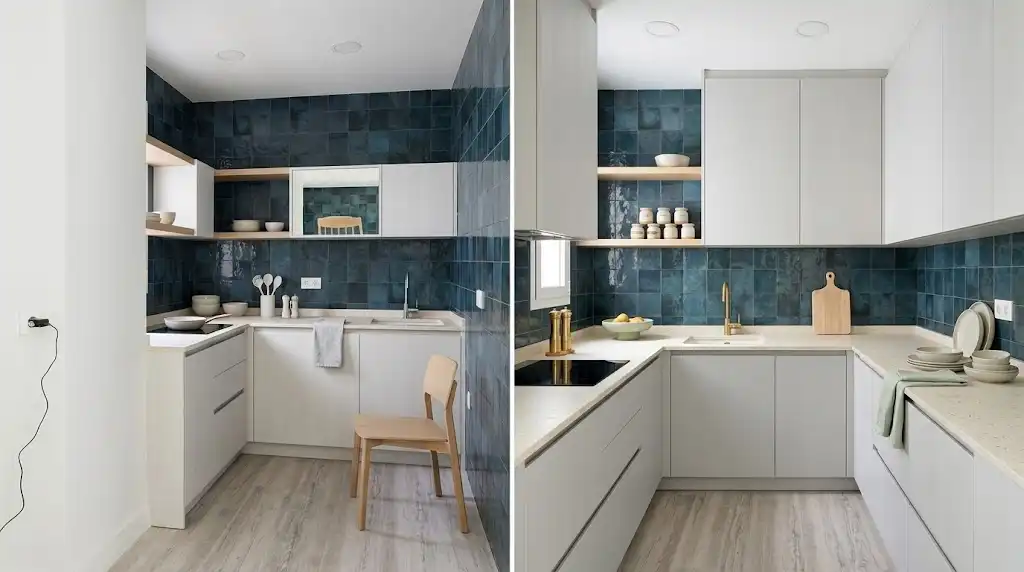 Cocina de Piso en venta en Málaga con Terraza