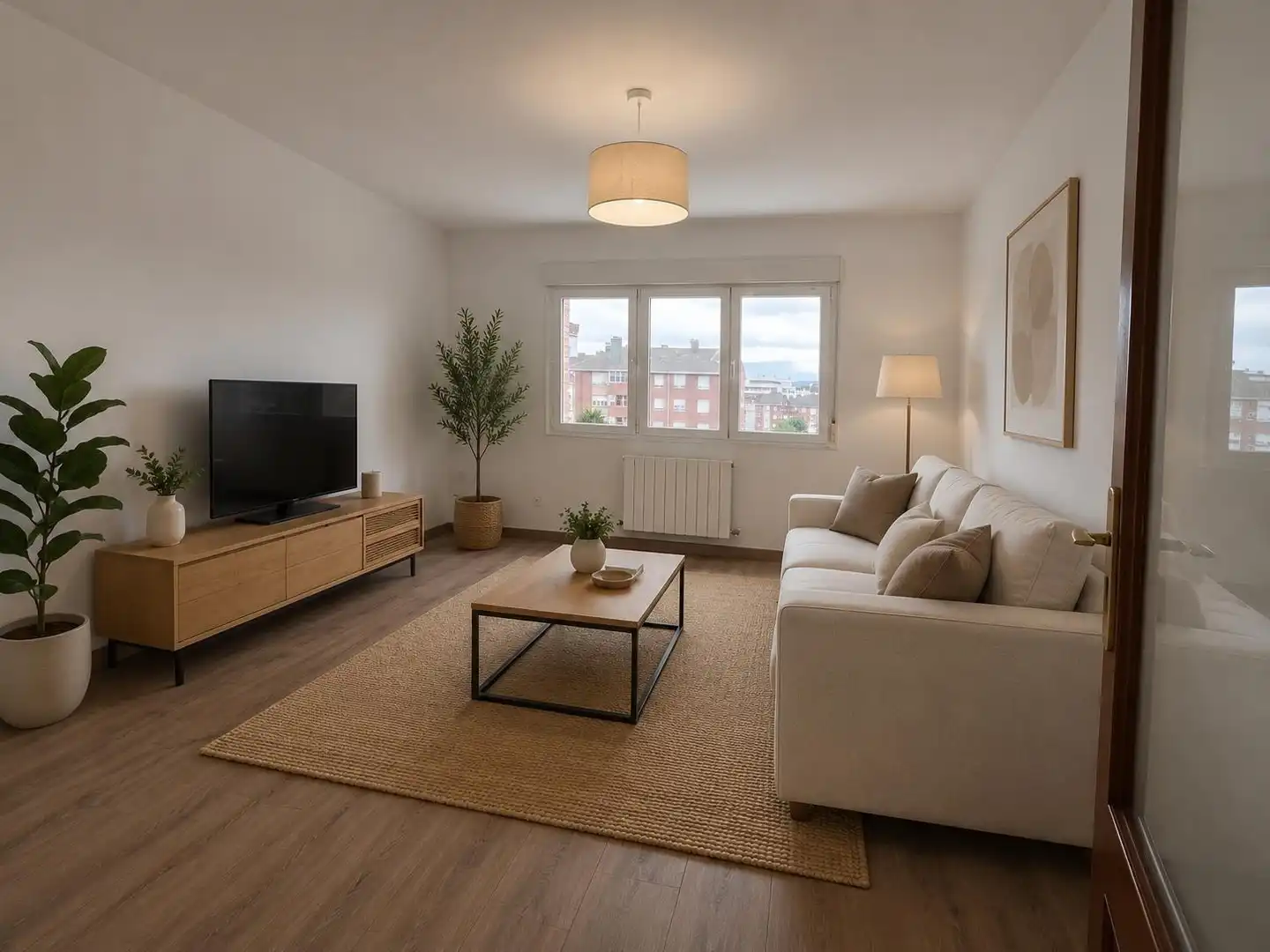 Sala d'estar de Pis en venda en Oviedo  amb Calefacció i Parquet