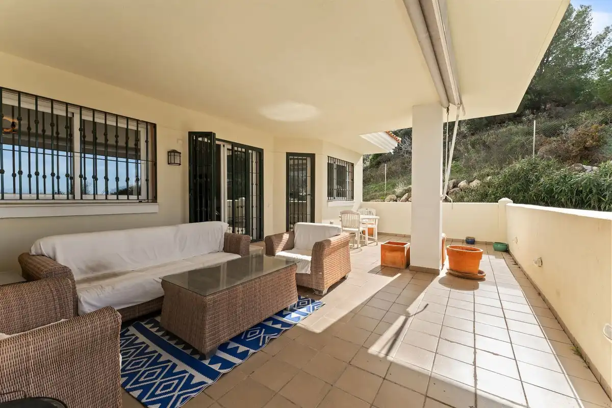 Terraza de Apartamento en venta en Mijas con Aire acondicionado, Jardín privado y Terraza