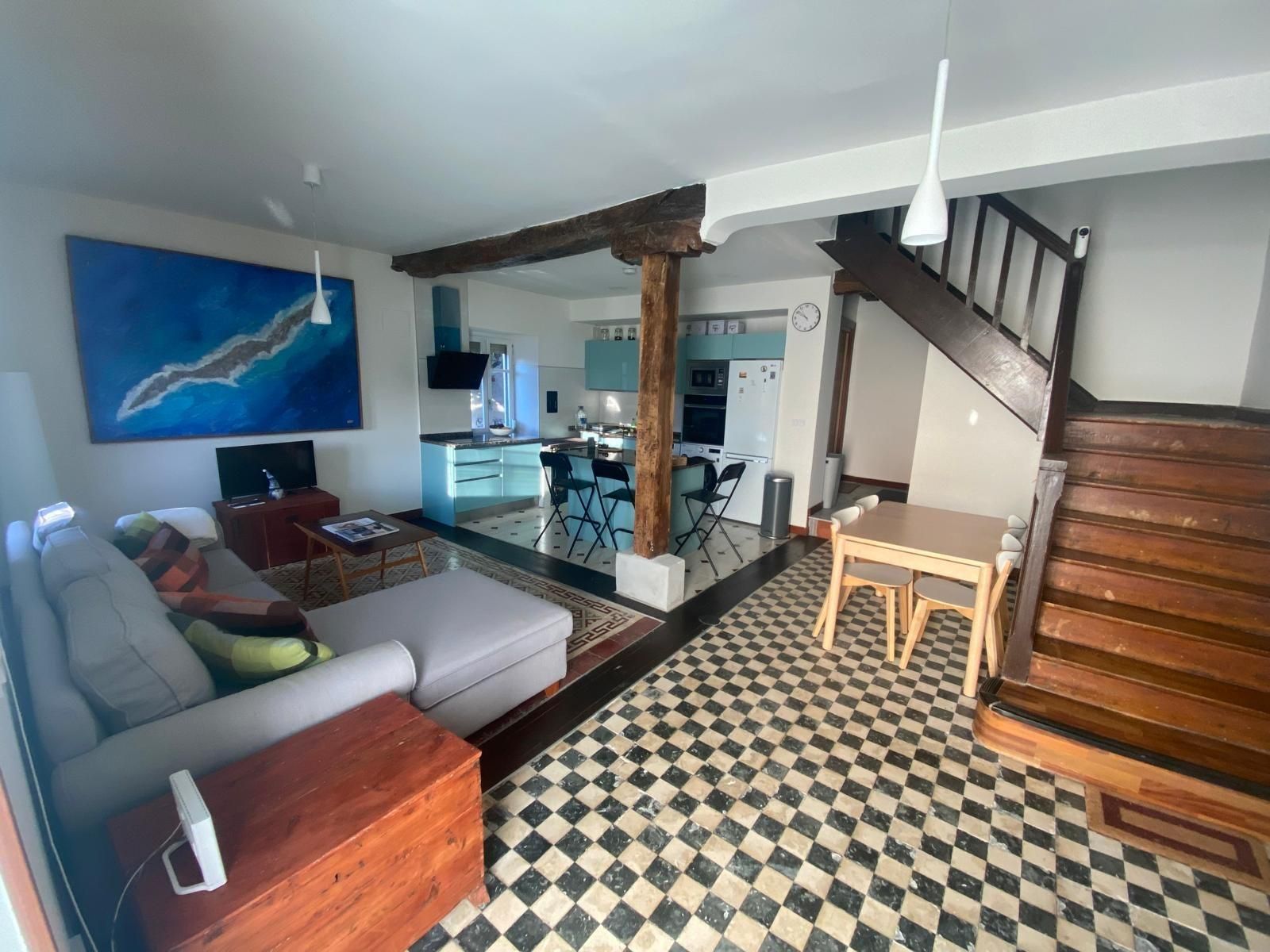 Living room of Single-family semi-detached for sale in Hazas de Cesto  with Private garden, Terrace and Storage room