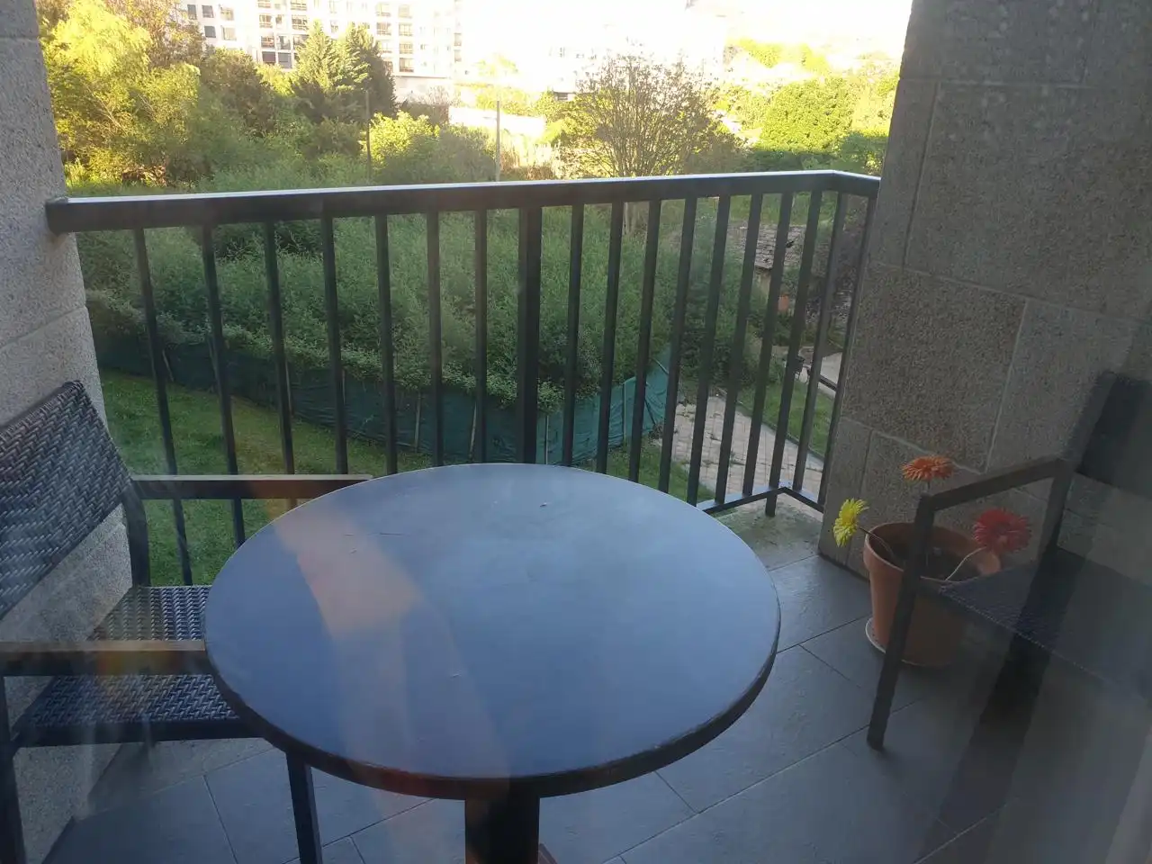 Balcony of Flat for rent in Ourense Capital   with Heating, Parquet flooring and Terrace