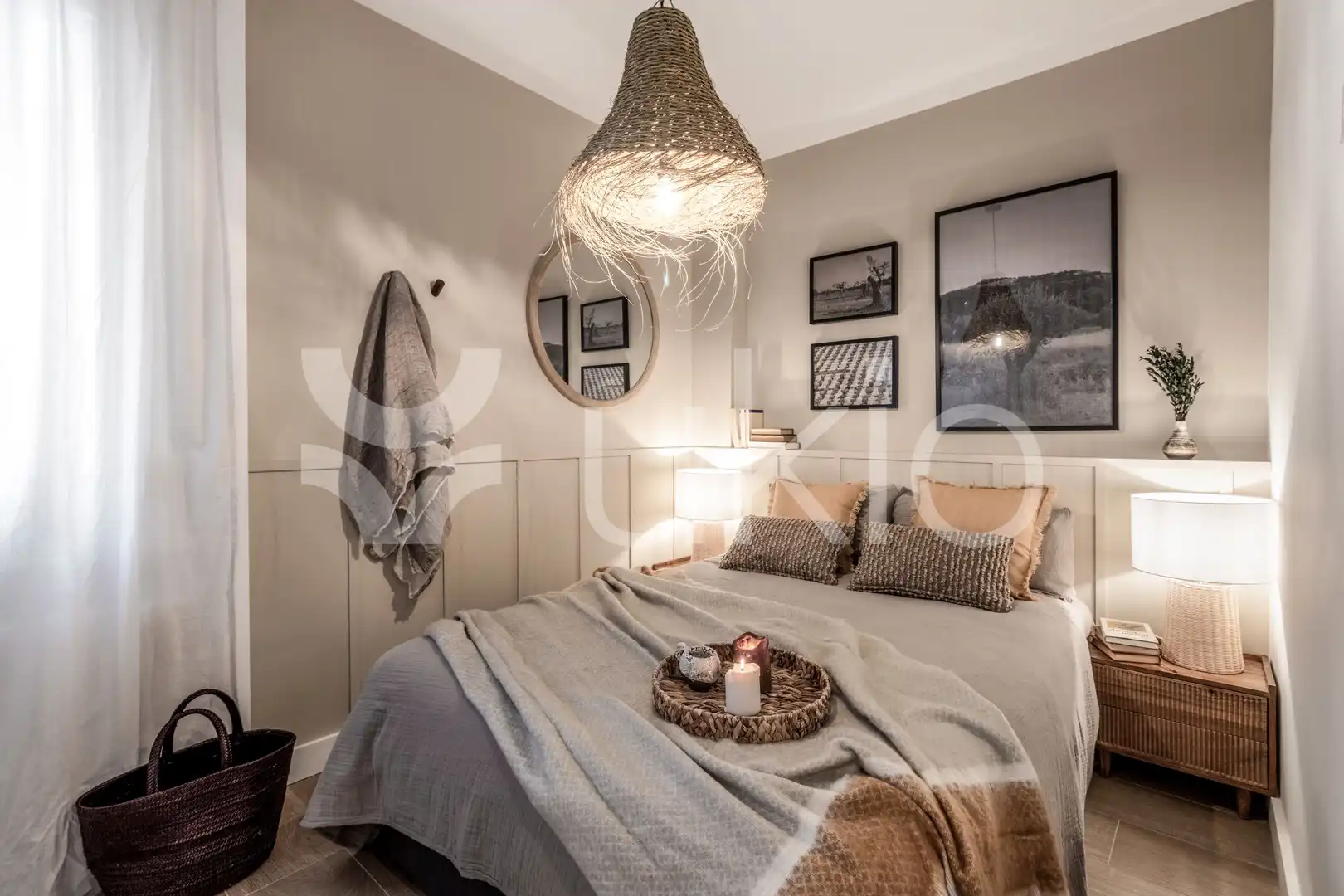 Bedroom of Apartments for rent in Madrid  with Air Conditioner, Furnished and Washing machine