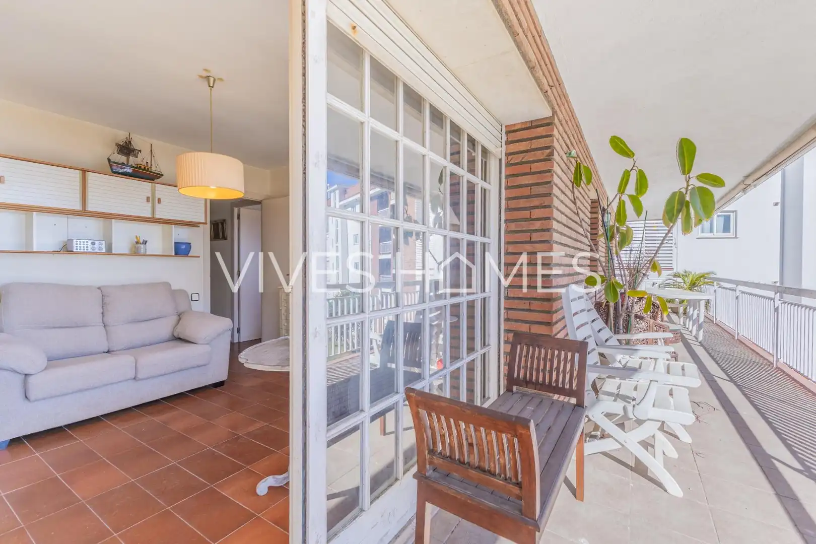 Balcony of Flat for sale in Sant Andreu de Llavaneres  with Heating, Terrace and Furnished