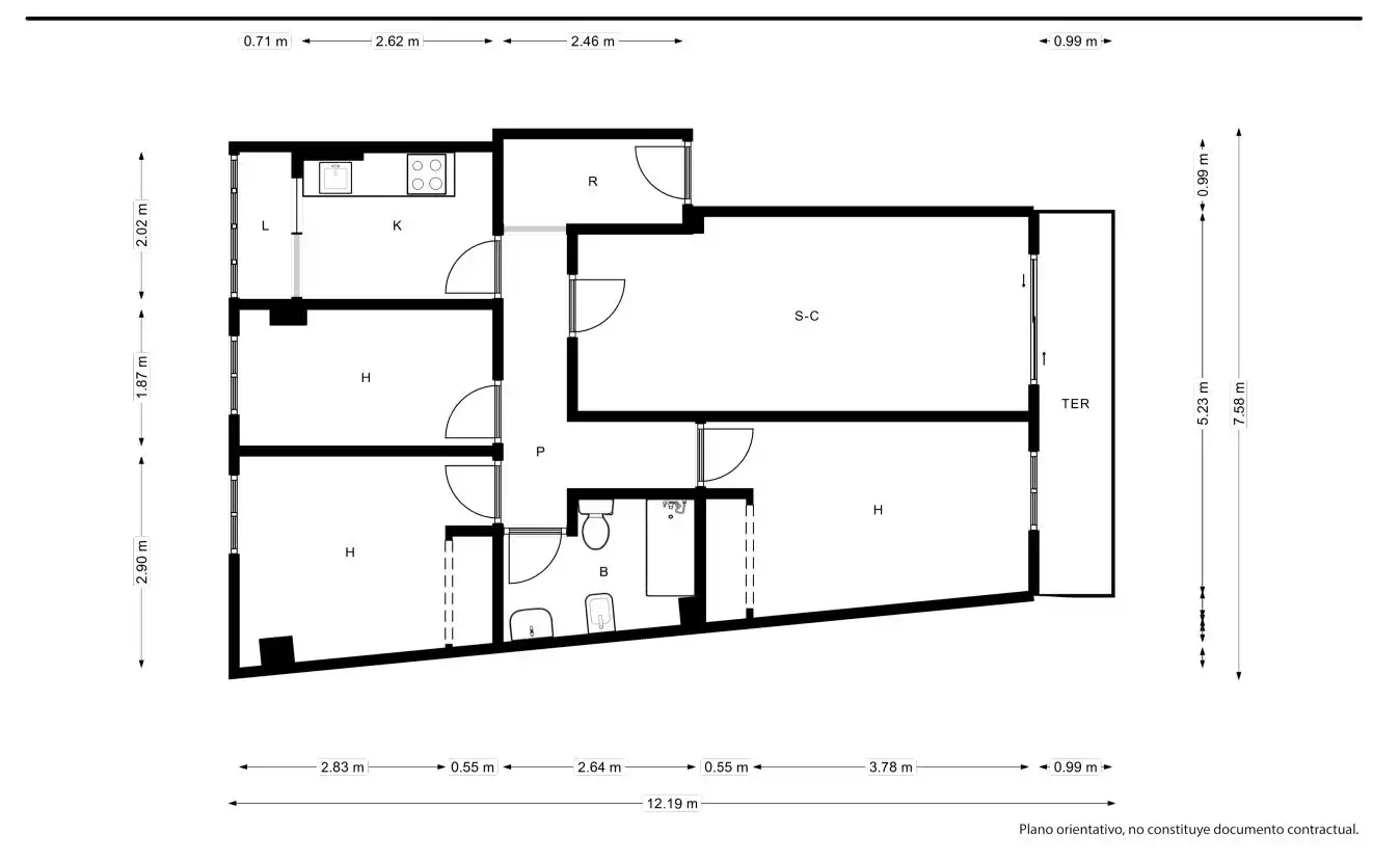 Piso en venta en Murcia