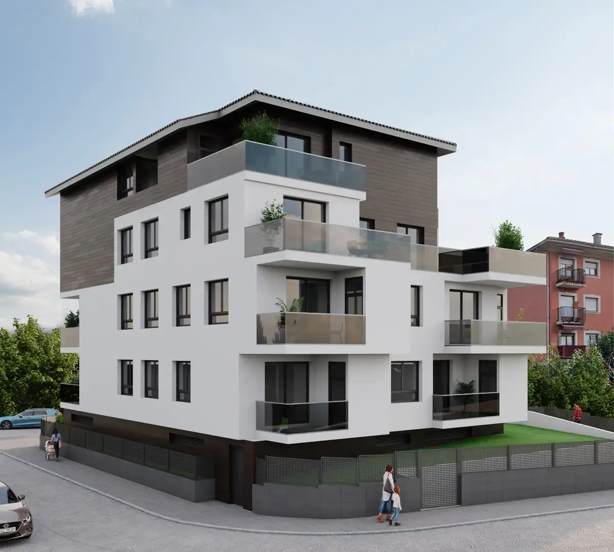 Vista exterior de Ático en venta en Amorebieta-Etxano con Terraza y Balcón