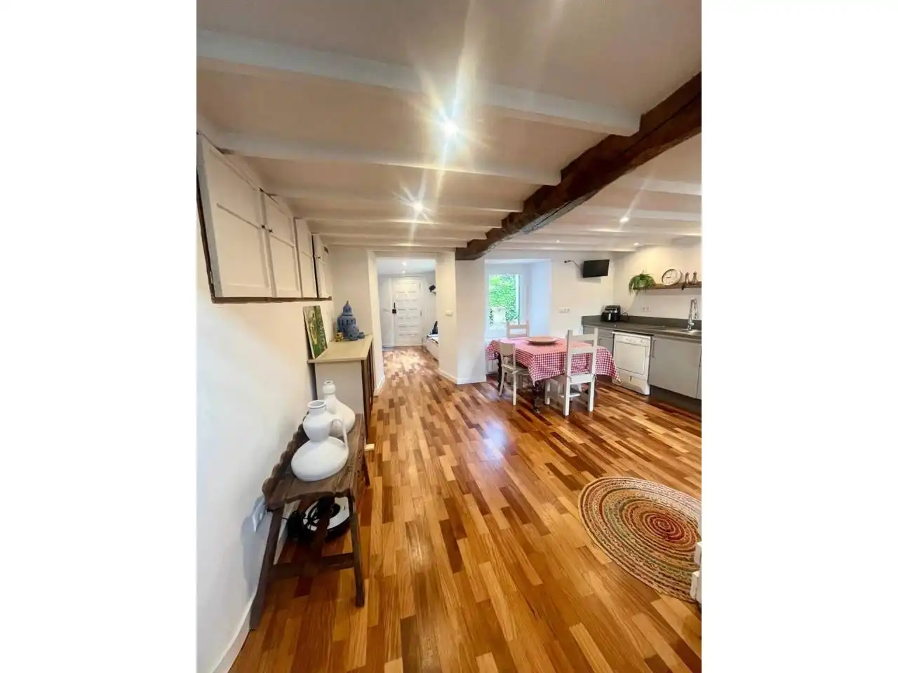 Küche von Haus oder Chalet zur Miete in Miño mit Heizung, Privatgarten und Schwimmbad