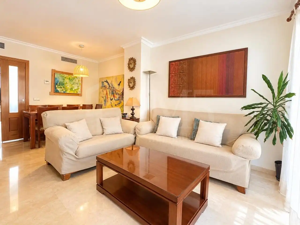 Sala de estar de Piso en venta en Carretera de Cádiz