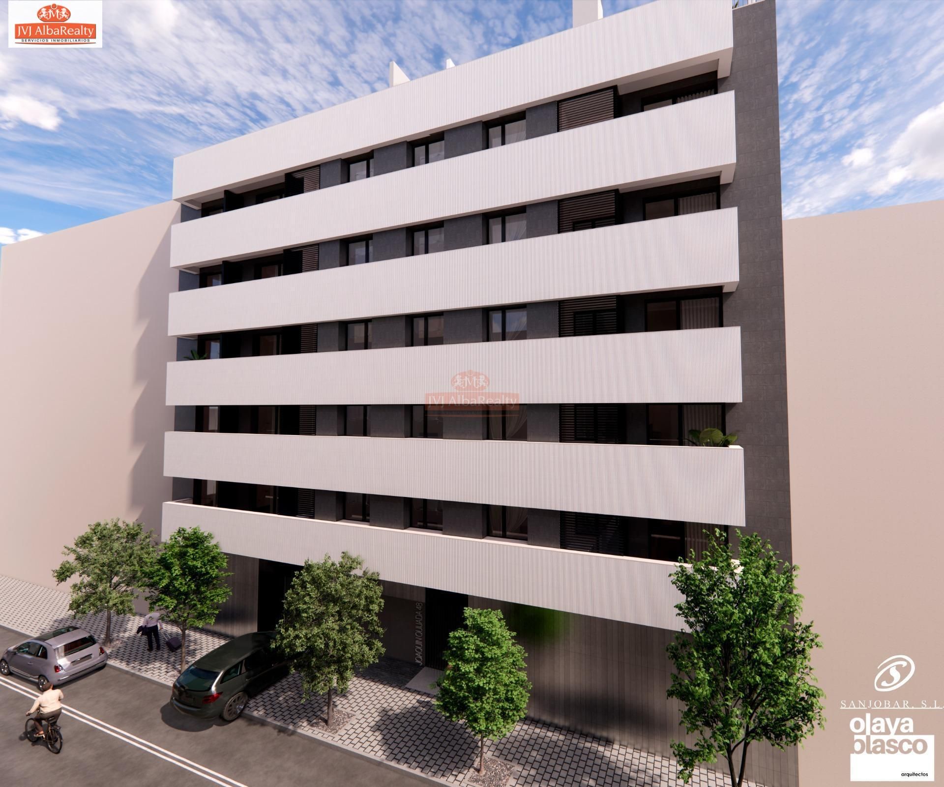 Exterior view of Flat for sale in  Albacete Capital  with Air Conditioner, Heating and Storage room