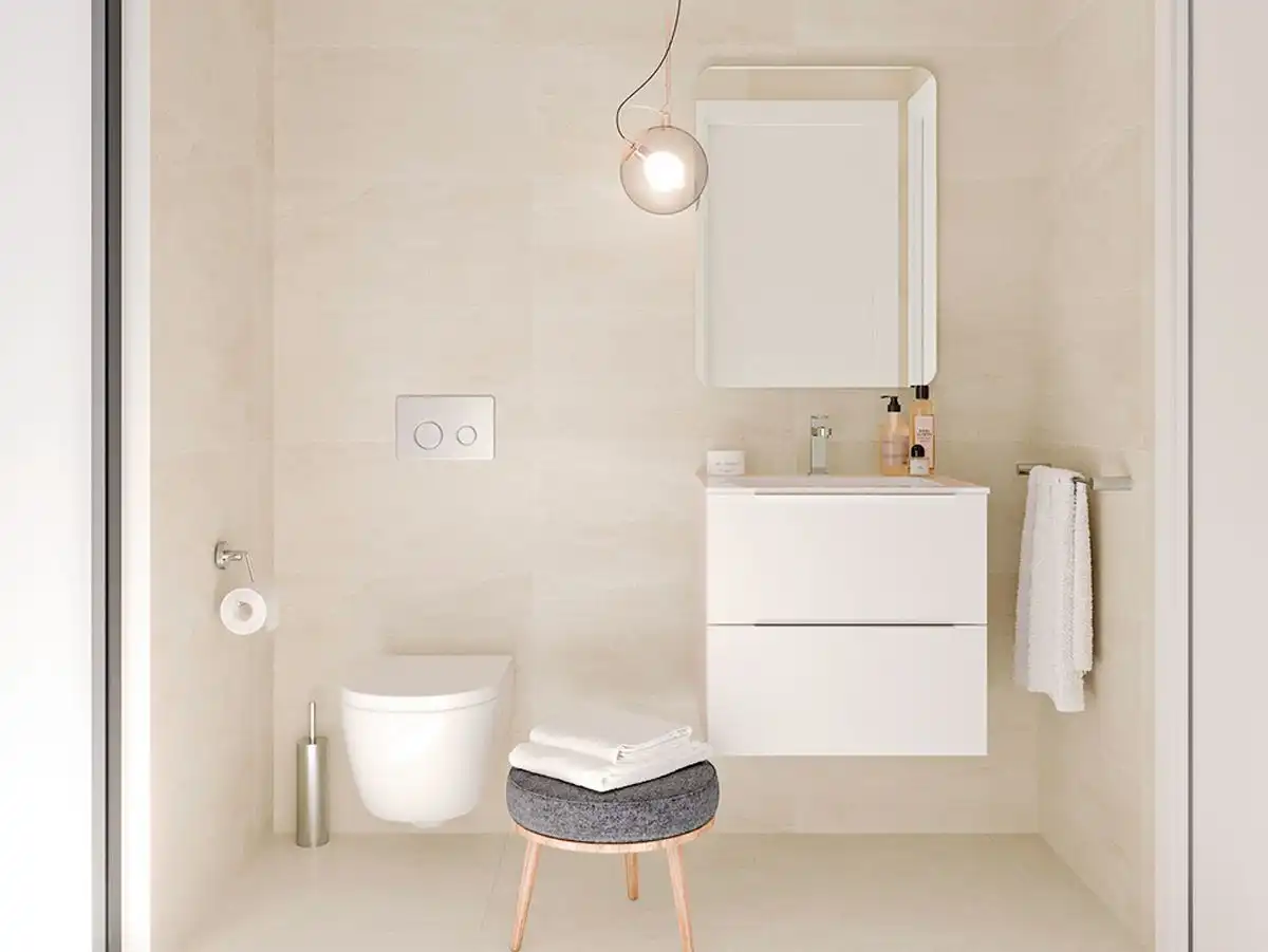 Bathroom of Detached homes for sale in Santa Pola  with Air Conditioner, Private garden and Terrace