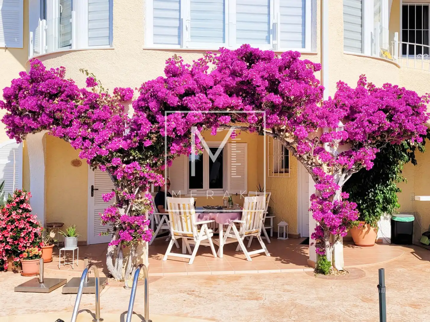 Terraza de Casa o chalet en venta en Calpe / Calp con Aire acondicionado, Calefacción y Jardín privado
