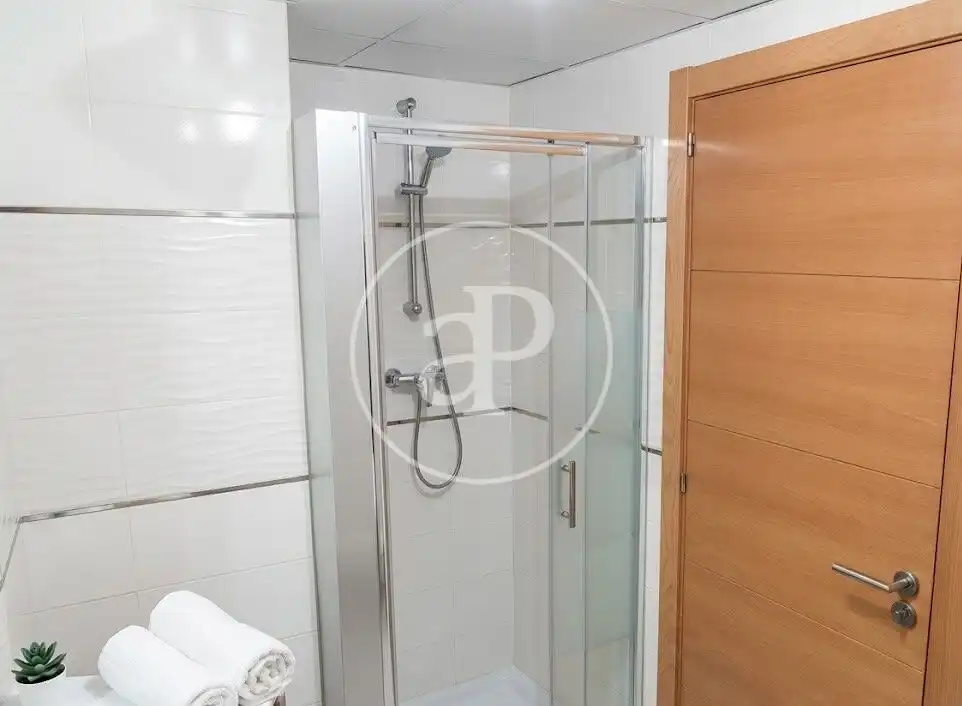 Baño de Piso de alquiler en Valencia con Aire acondicionado, Calefacción y Jardín privado