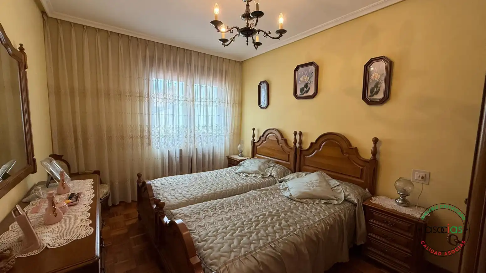 Bedroom of Flat for sale in Aller  with Heating, Parquet flooring and Storage room