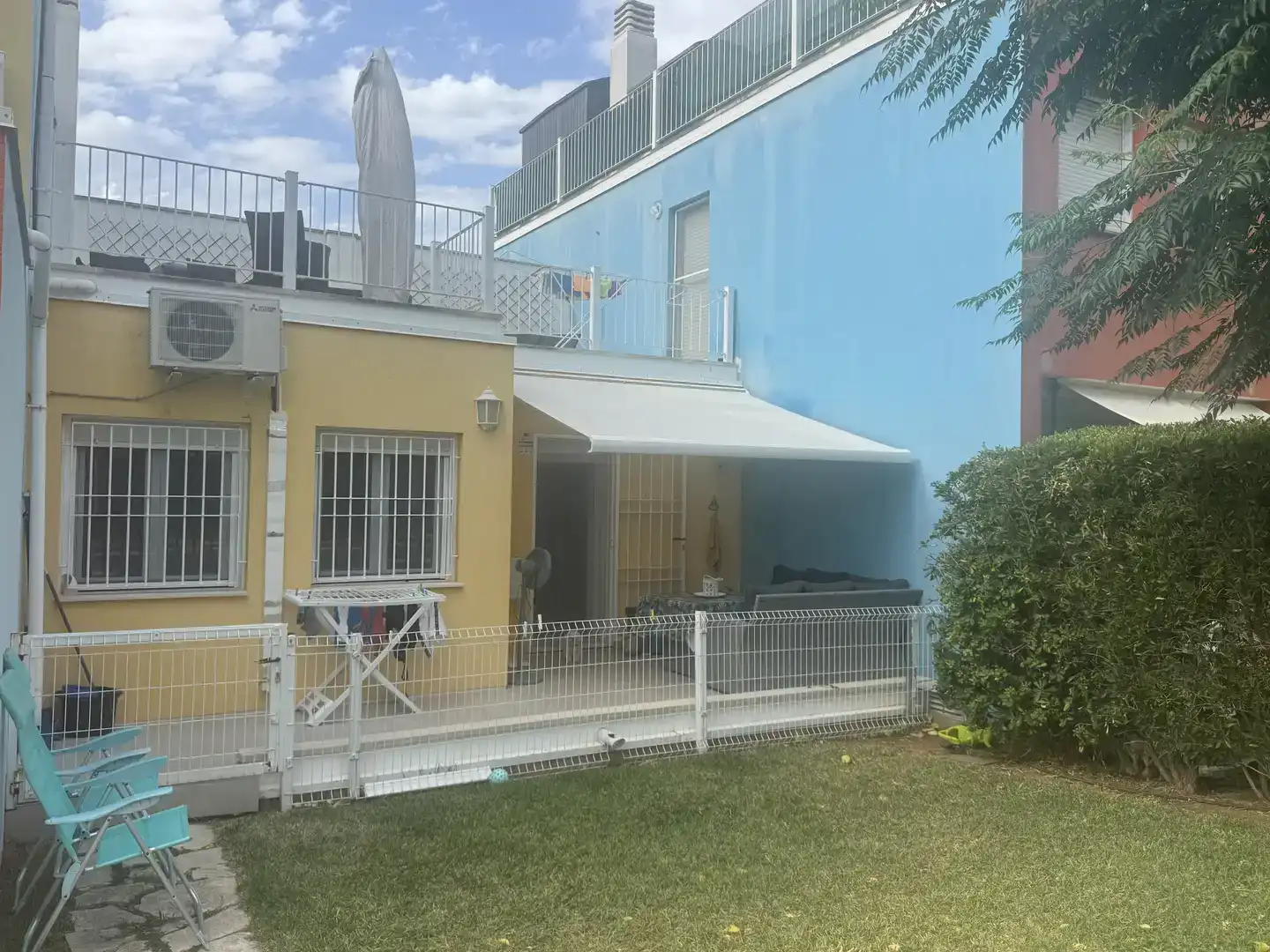Terrassa de Apartament de lloguer en El Verger amb Aire condicionat, Jardí privat i Piscina
