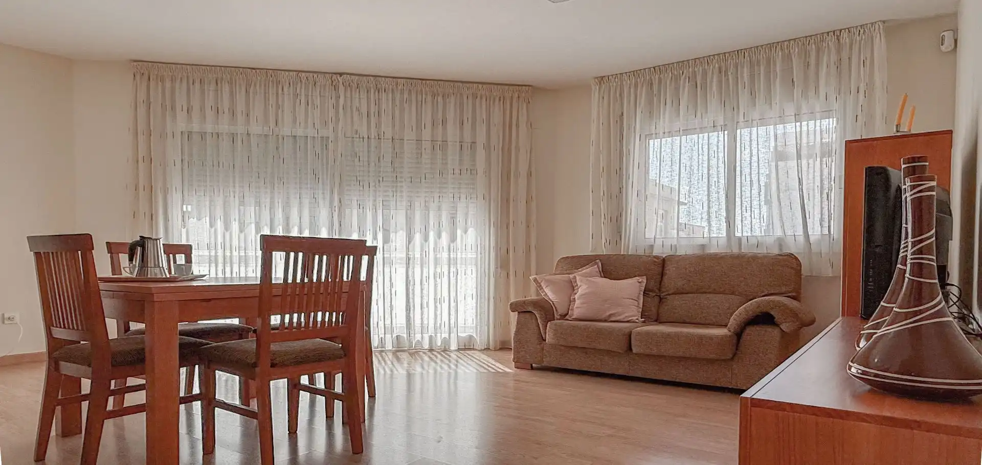Sala de estar de Piso en venta en Camarles con Aire acondicionado y Calefacción