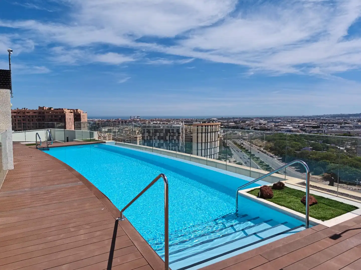 Piscina de Piso de alquiler en Málaga con Aire acondicionado, Calefacción y Terraza