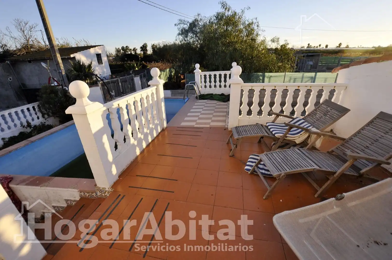 Terraza de Casa o chalet en venta en Sagunto / Sagunt con Jardín privado, Terraza y Trastero
