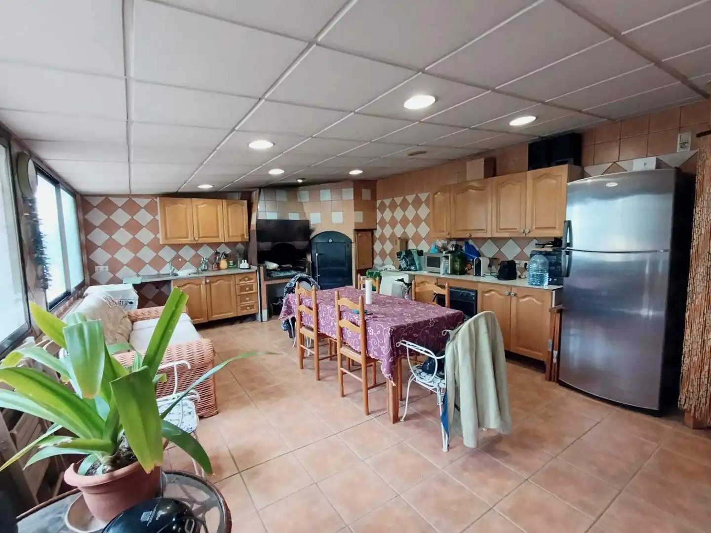 Cuina de Casa o xalet en venda en Elche / Elx amb Jardí privat, Terrassa i Traster