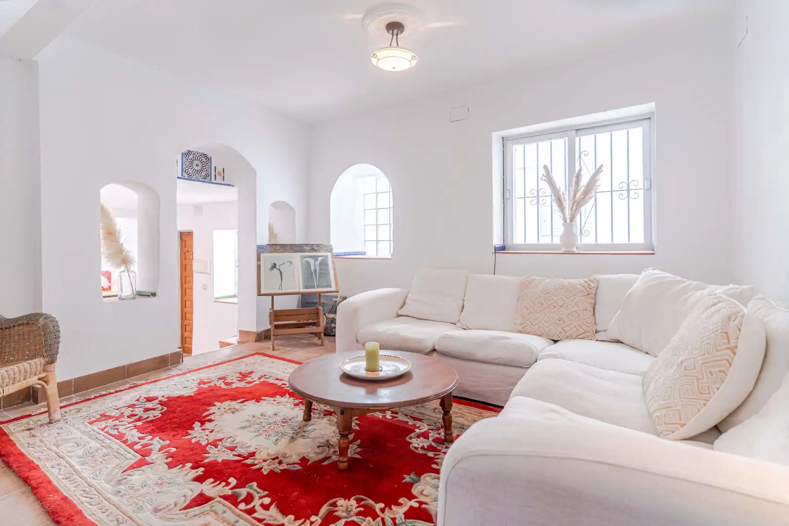 Sala de estar de Casa o chalet en venta en Salobreña con Aire acondicionado, Calefacción y Terraza