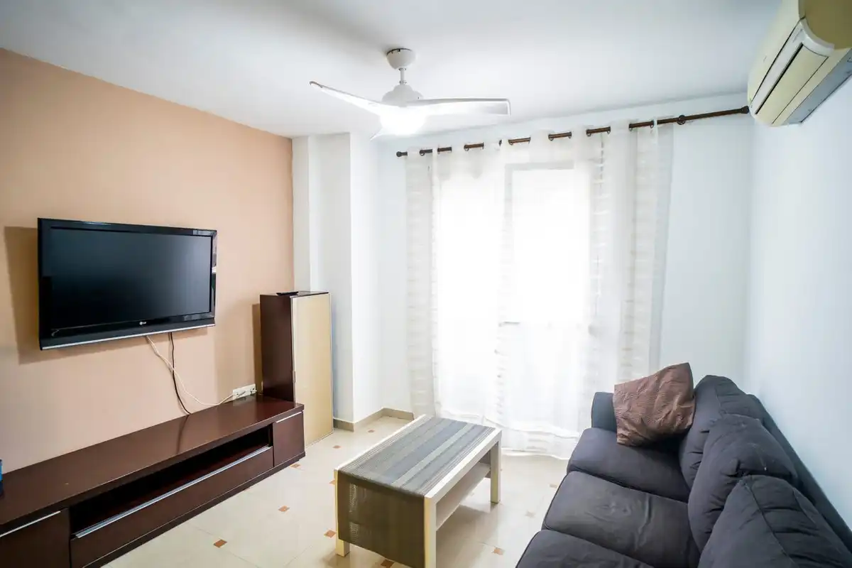 Sala de estar de Apartamento en venta en Mijas con Aire acondicionado, Calefacción y Amueblado