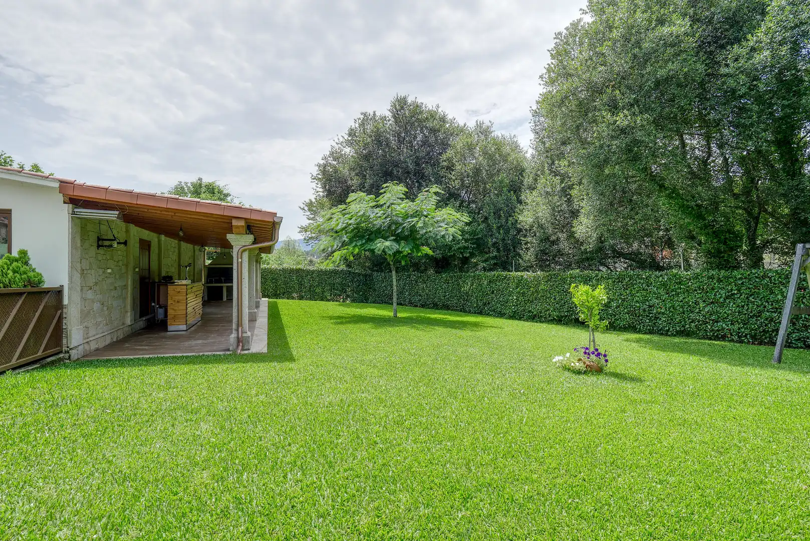 Jardín de Casa o chalet en venta en Lousame con Aire acondicionado, Calefacción y Jardín privado