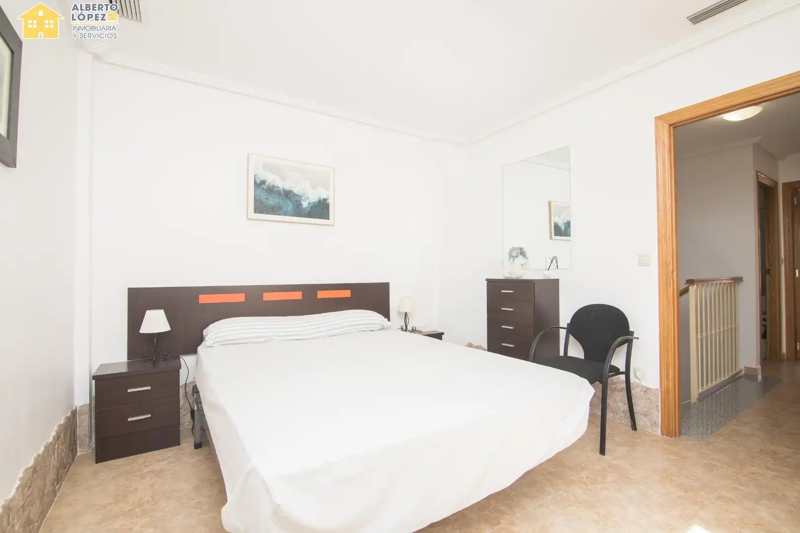 Habitación de Casa adosada en venta en Elche / Elx con Aire acondicionado, Calefacción y Balcón