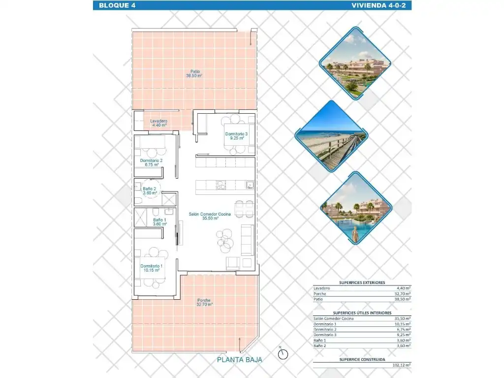 Apartamento con piscina en venta en Pilar de la Horadada ciudad, imagen 28