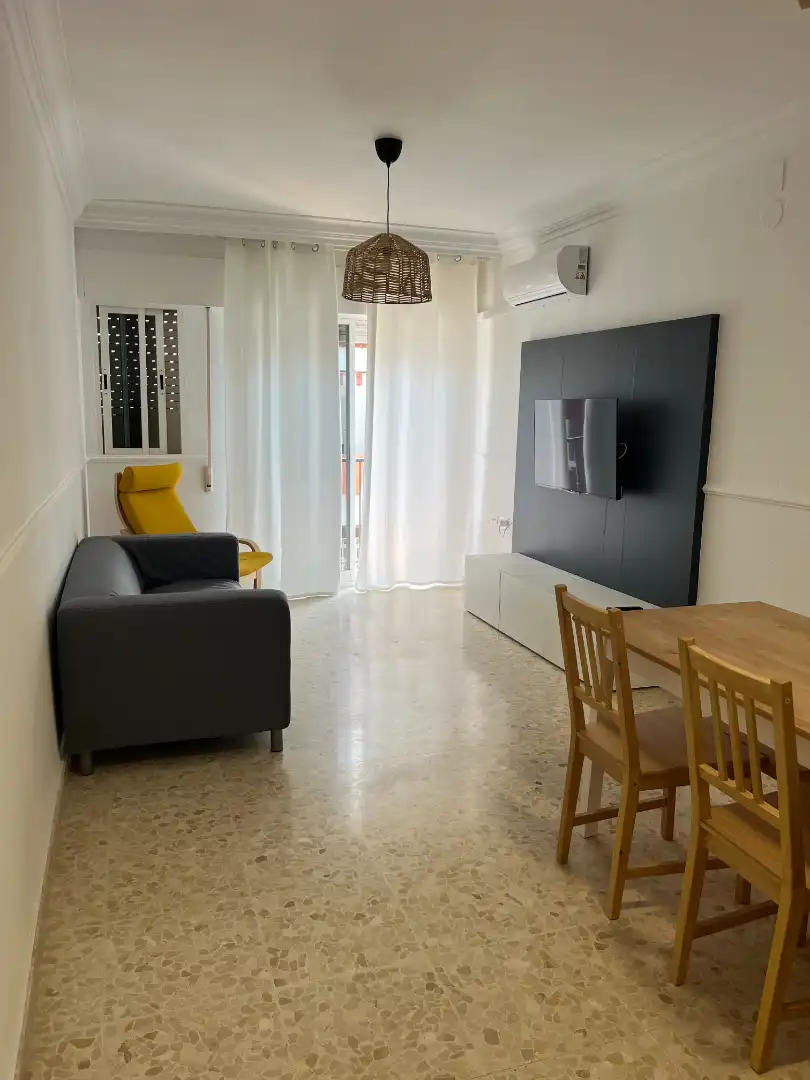 Sala de estar de Piso de alquiler en Salobreña con Aire acondicionado, Terraza y Amueblado