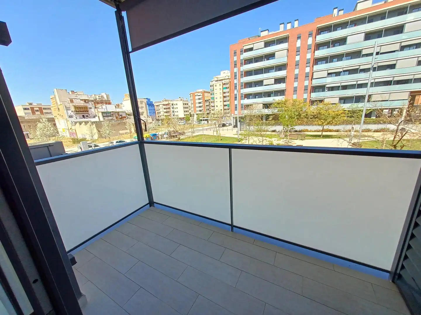 Balcony of Flat for rent in L'Hospitalet de Llobregat  with Heating, Parquet flooring and Balcony
