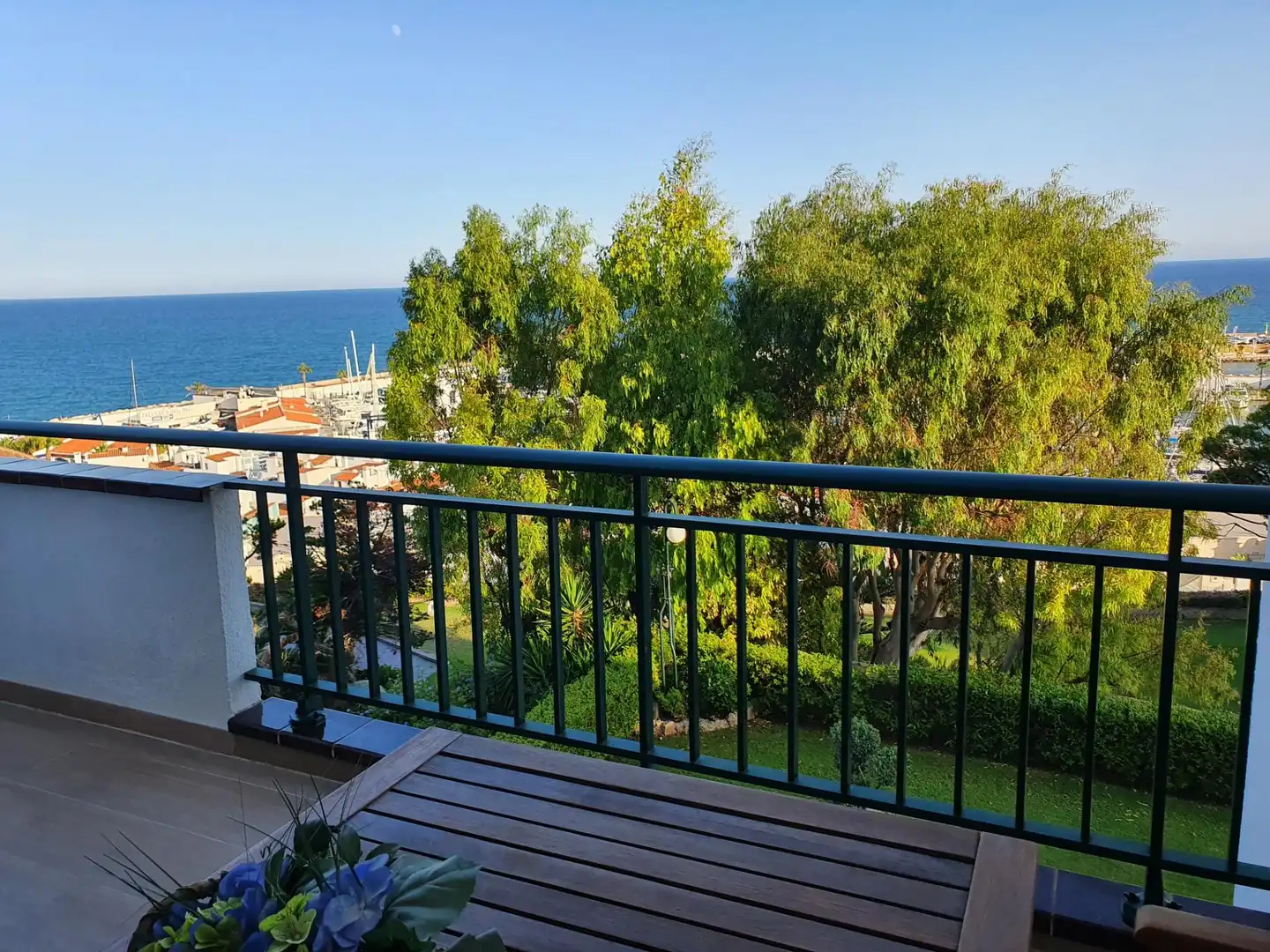 Terrasse von Wohnung zur Miete in Sitges mit Klimaanlage, Privatgarten und Terrasse