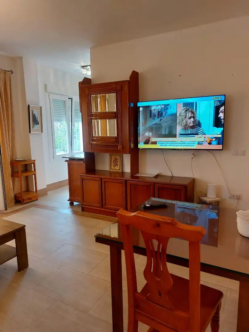 Sala d'estar de Pis de lloguer en Córdoba amb Aire condicionat, Terrassa i Moblat