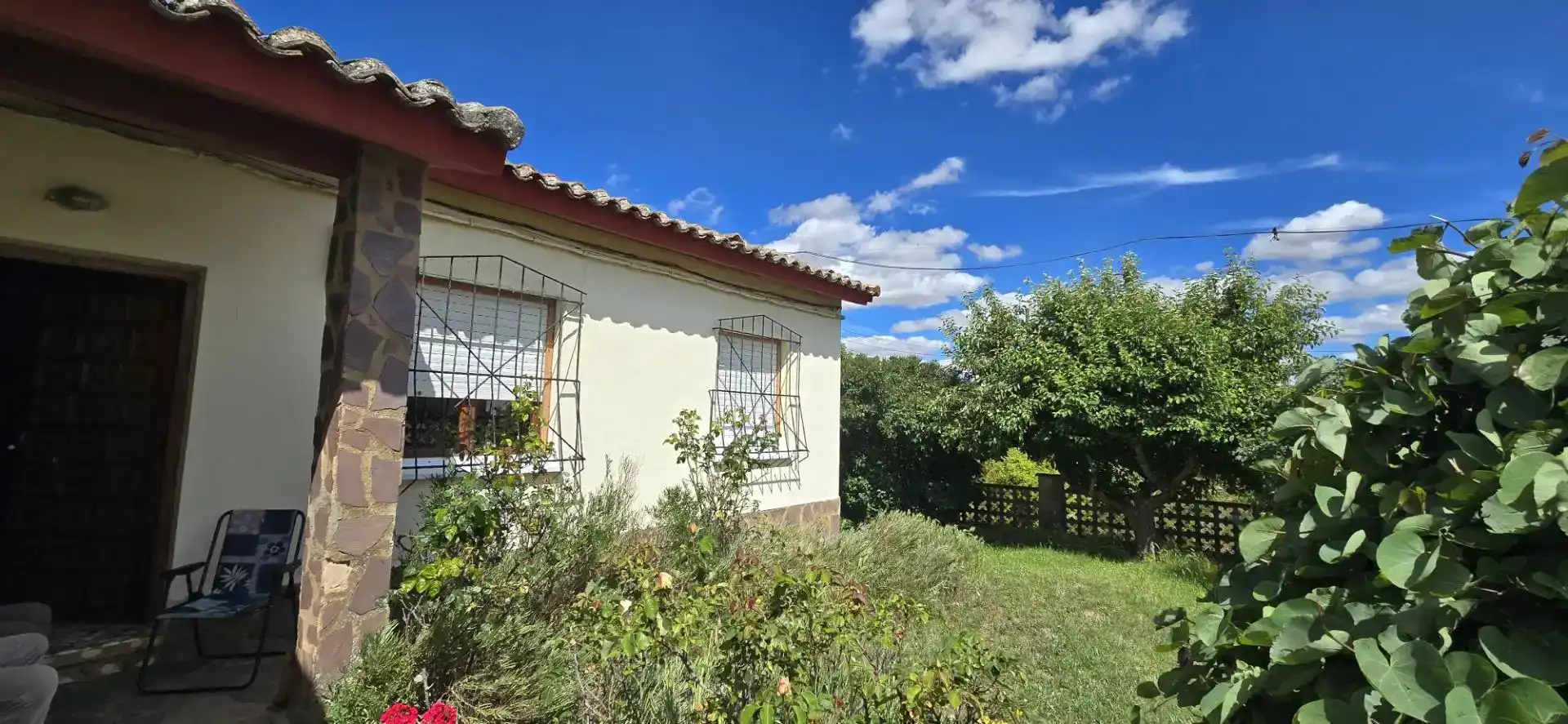 Jardí de Casa o xalet en venda en Herrera de Pisuerga amb Jardí privat, Moblat i Forn