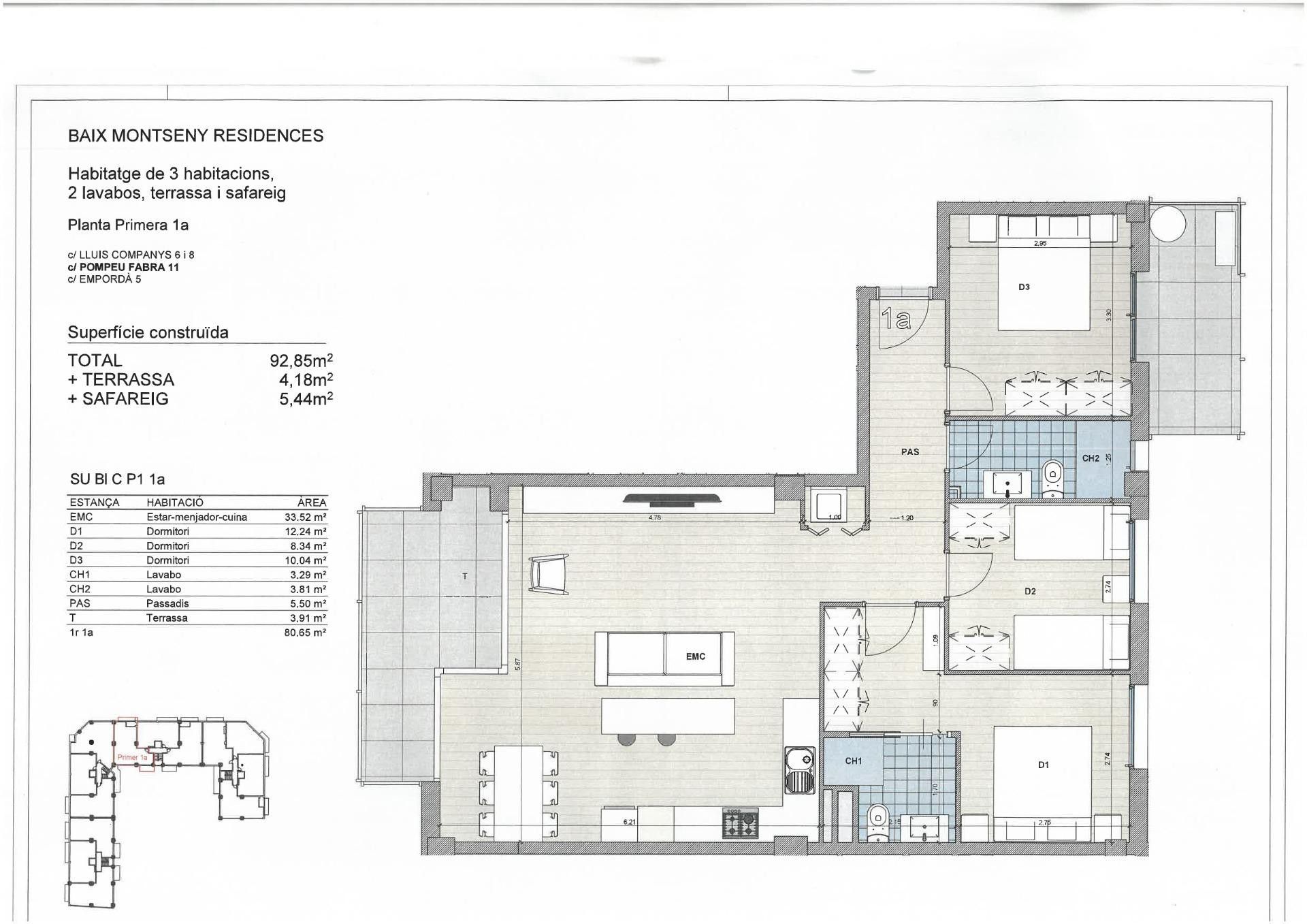 Flat for sale in Sant Celoni  with Heating, Terrace and Balcony
