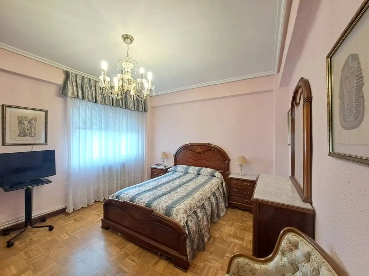 Bedroom of Flat for sale in Burgos  with Heating and Terrace