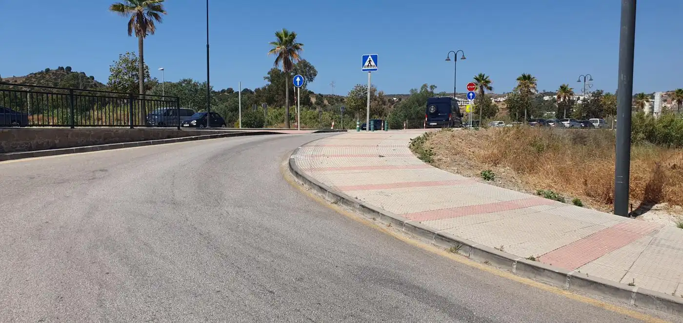 Exterior view of Industrial buildings for sale in Mijas  with Alarm