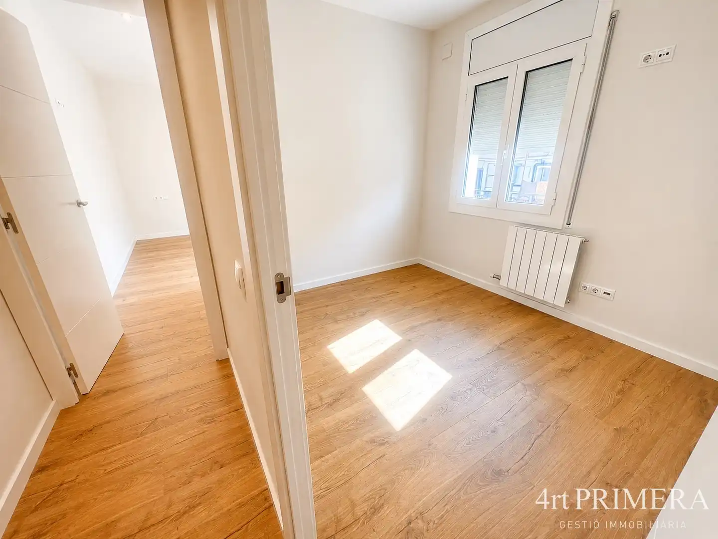 Schlafzimmer von Wohnung zum Verkauf in Granollers mit Heizung, Parkett und Ofen