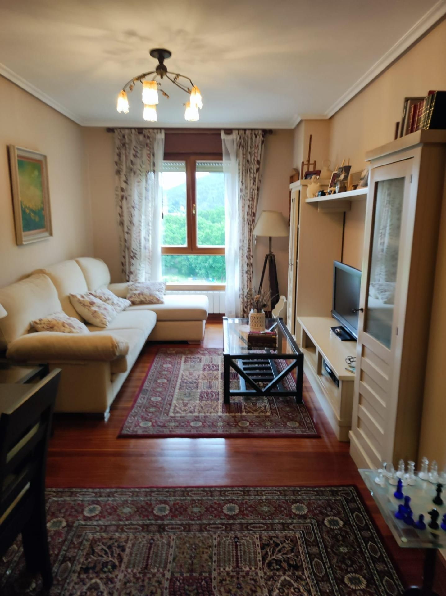 Sala de estar de Piso en venta en Muskiz con Calefacción, Terraza y Trastero