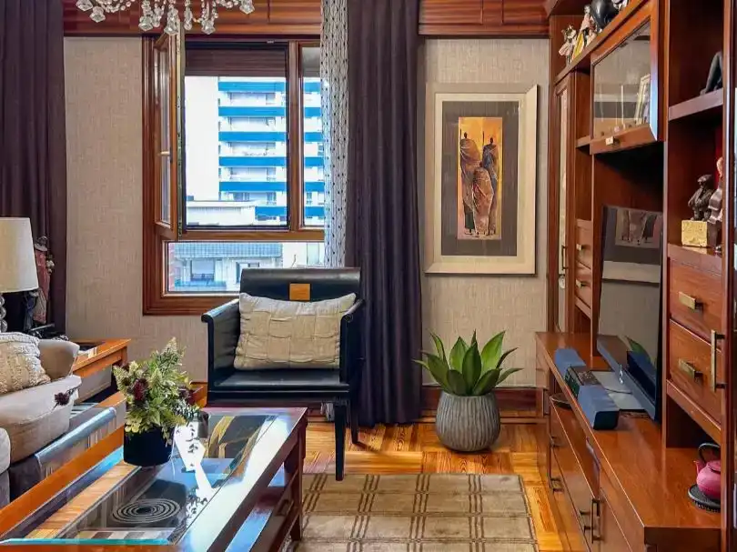 Sala de estar de Piso en venta en Bilbao 