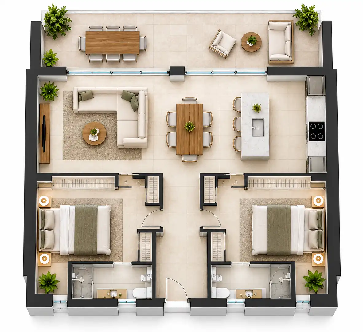Erdgeschosswohnung mit Pool zum Verkauf in Bahía de Casares, imagen 32