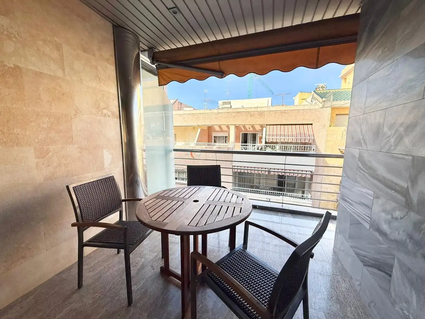 Terrace of Flat for rent in Torrevieja  with Air Conditioner, Heating and Terrace